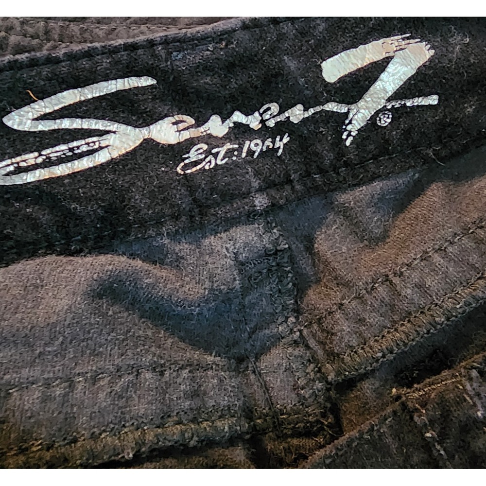 SEVEN7 Size 8 Black Velvet 5 Pocket Skinny Jeans Career Casual Cotton Stretch - Picture 7 of 10